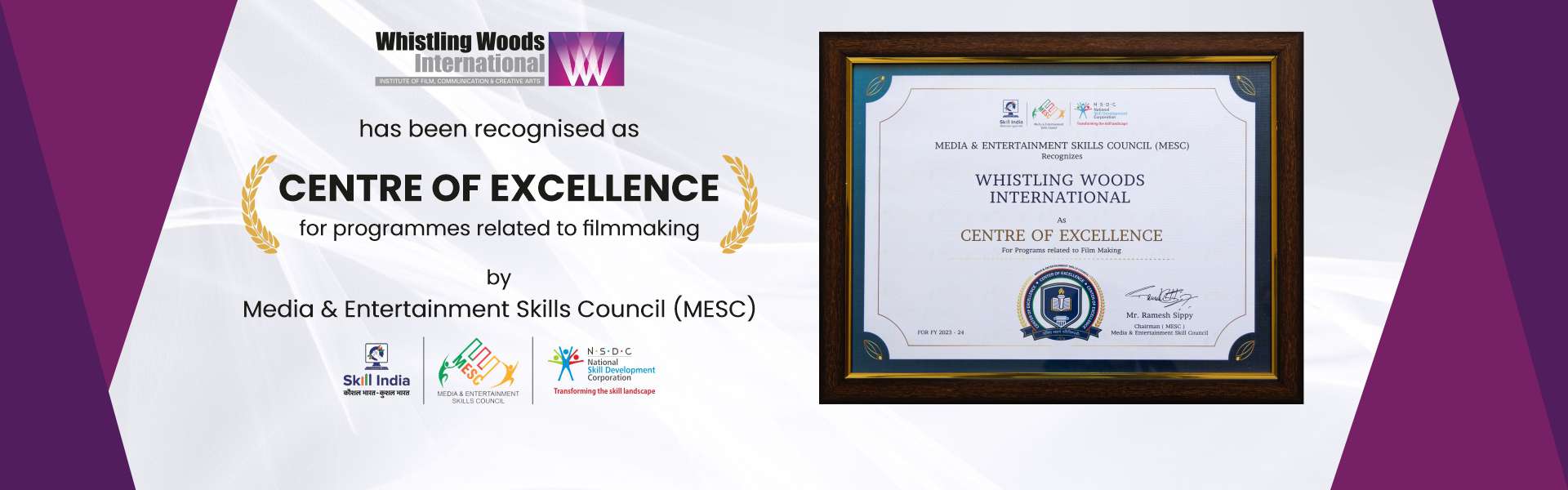 1 School For Filmmaking, Acting, Communication & Creative Arts Whistling Woods International